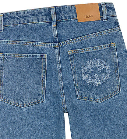 Grønt Jeans - Giant Nik - Dark Blue