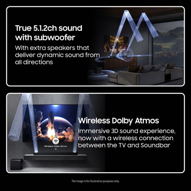 Samsung 5.1.2ch HW- Q810F soundbar (sort)