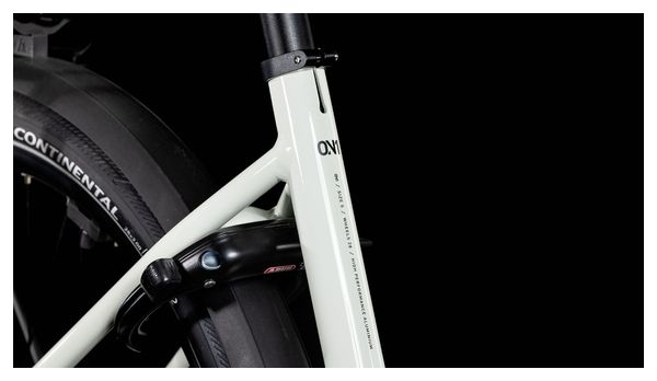 Vélo de Ville Électrique Cube Supreme Hybrid One 500 Easy Entry Shimano Cues 10V 500 Wh 700 mm Beige Desert Stone 2025