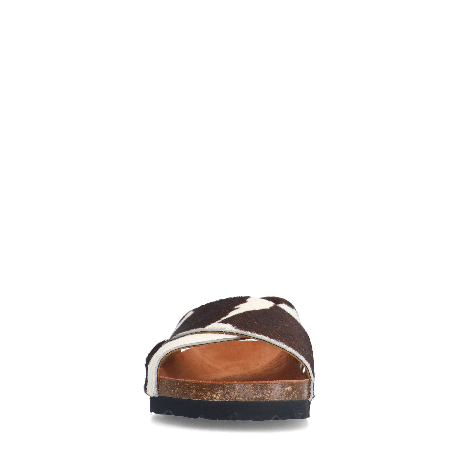 Slippers met cow print