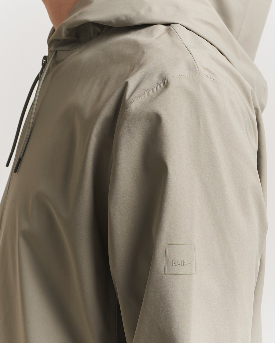 RAINS Suva Hooded Waterproof Jacket Drift