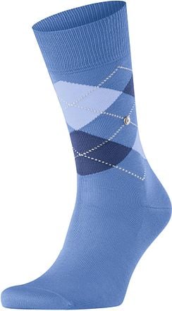Burlington Manchester Sok Ruit Blauw 6550 21088-6550 kopen