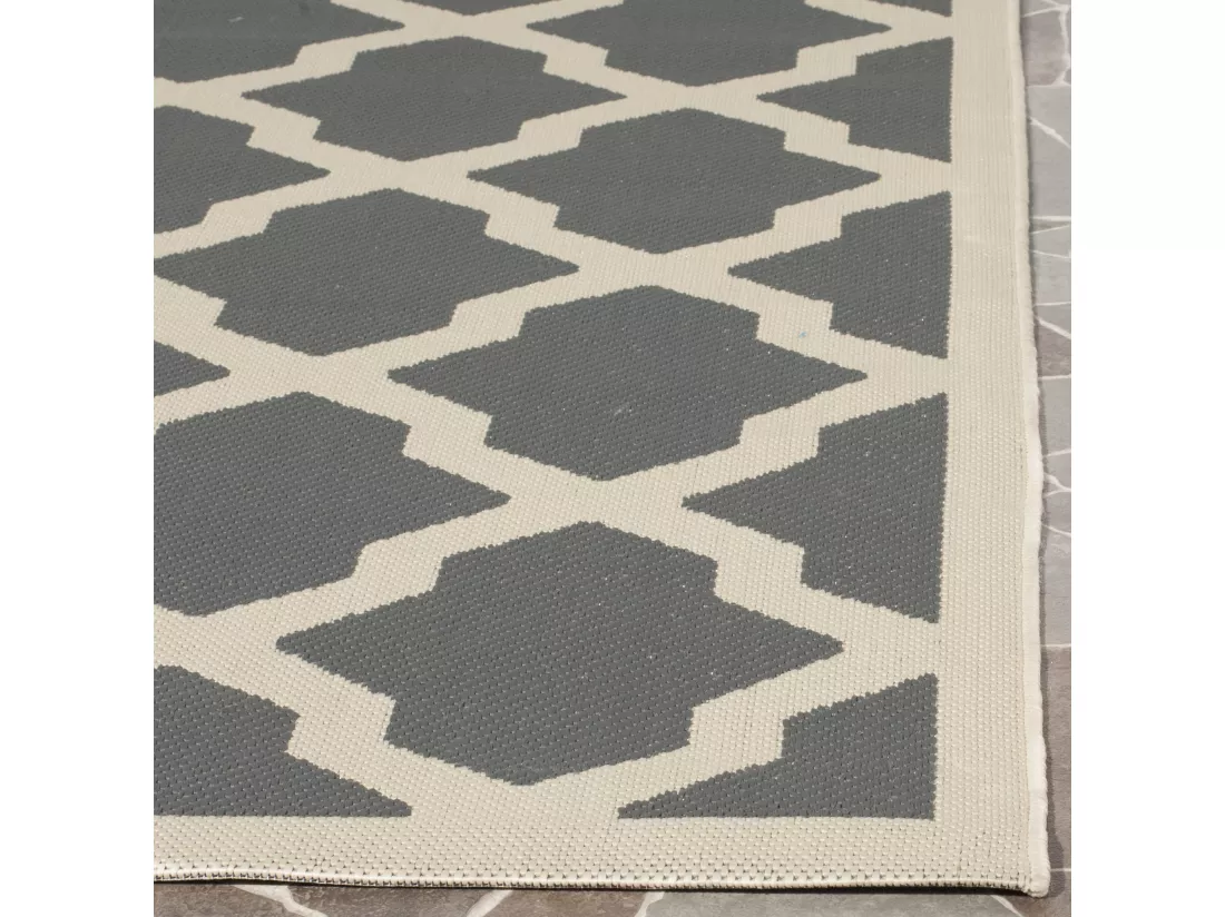 Tapis Anthracite & Beige 160 X 231 cm - Samanna