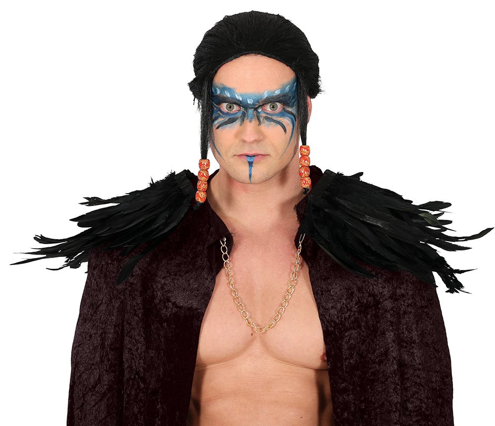 Zwarte Kraag Veren