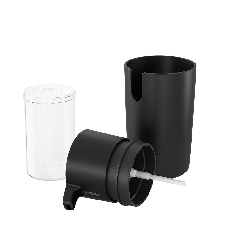 Tiger Carv zeepdispenser 175ml vrijstaand zwart