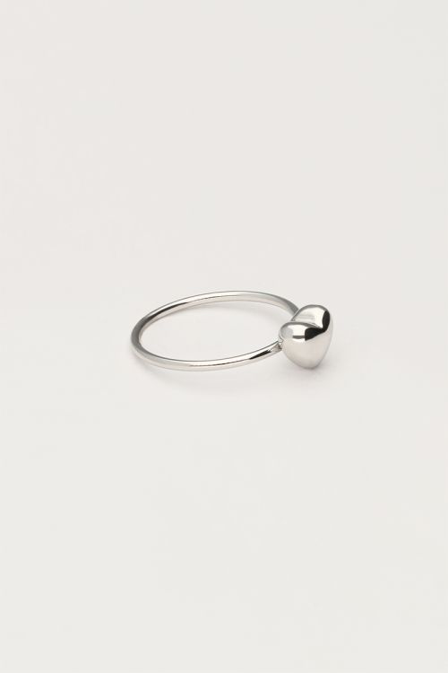 Ring met chubby hart klein