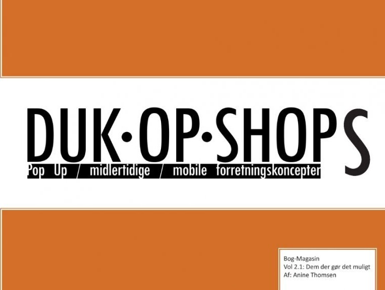 Duk Op Shops Vol 2.1 - Anine Thomsen - Bog
