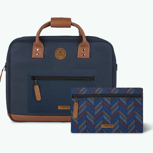 Sac ordinateur Chicago bleu marine