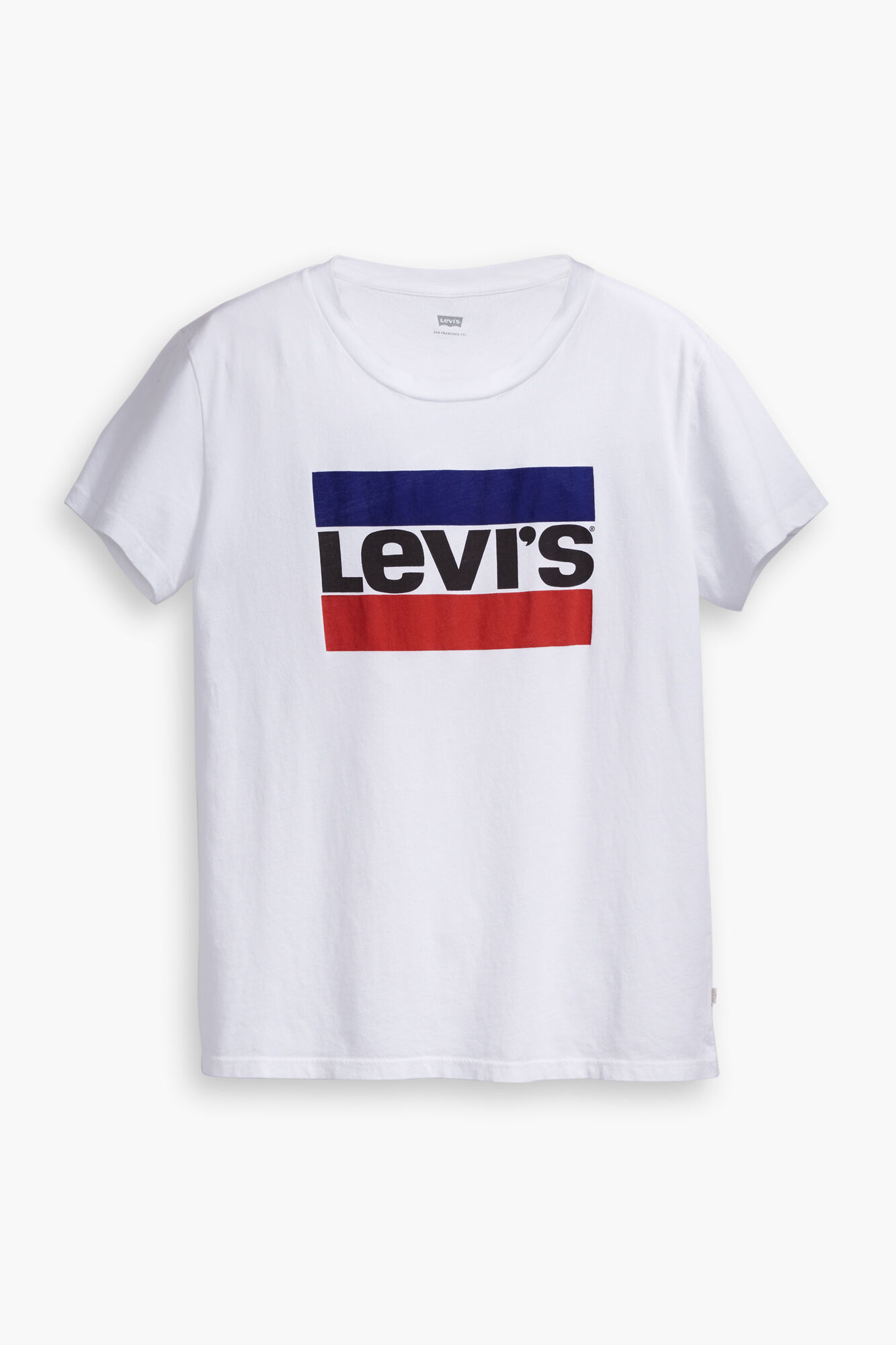Camiseta de manga curta, 100% algodão - branca
