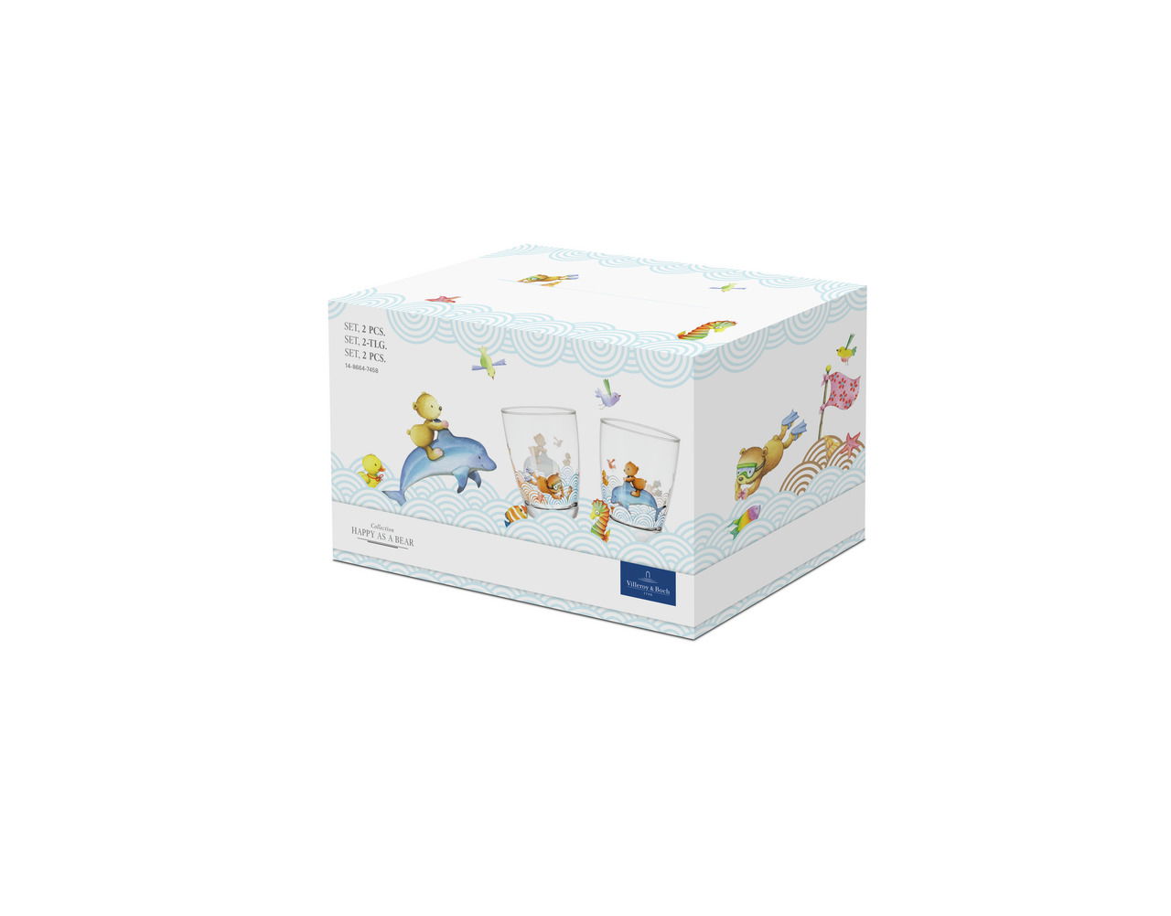 Villeroy & Boch Kinderglas Set 2 tlg. HAPPY AS A BEAR