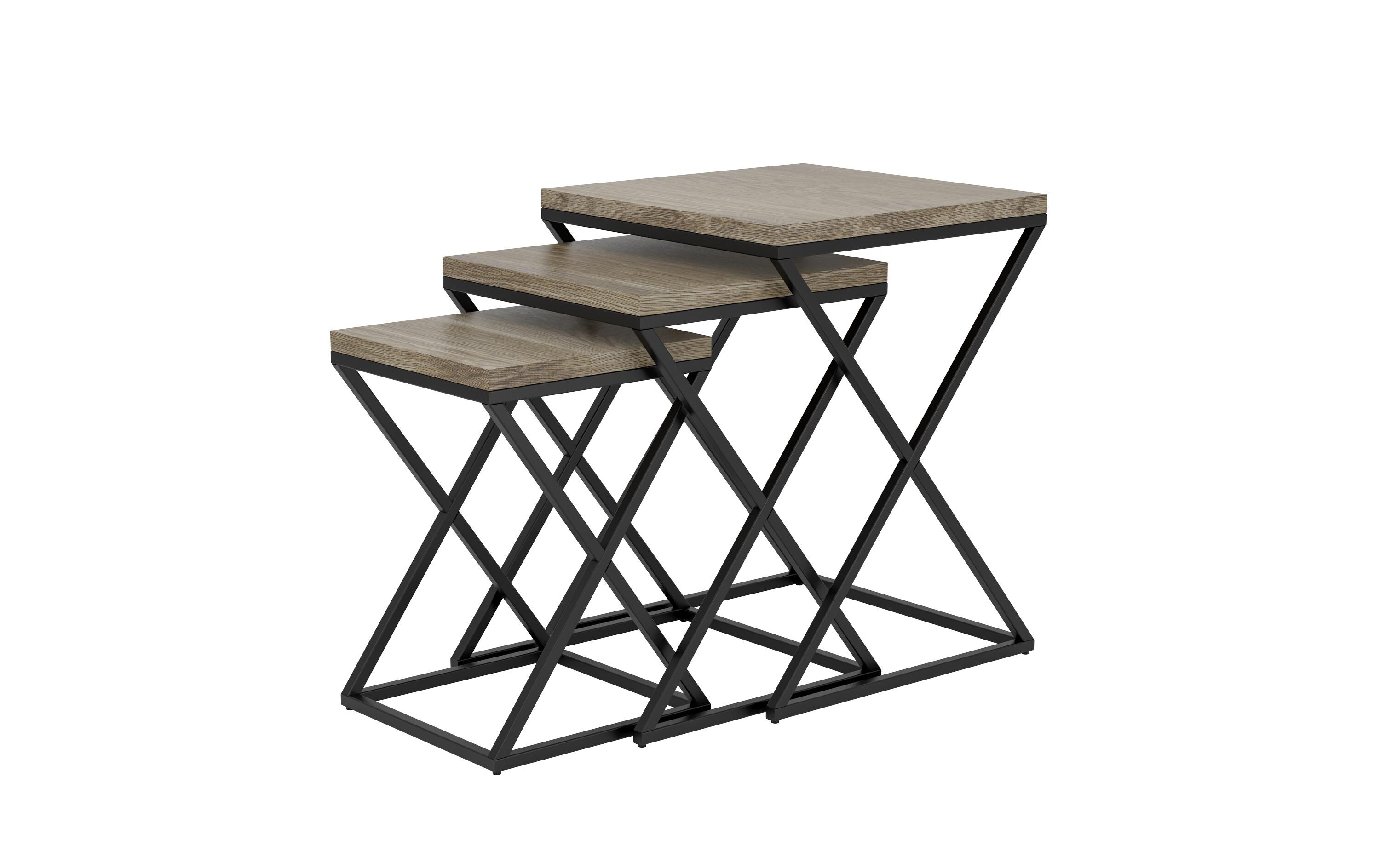 Beistelltisch Clonmany 3er Set<br>Beistelltisch-Set in drei Grössen für flexible Einsatzmöglichkeiten