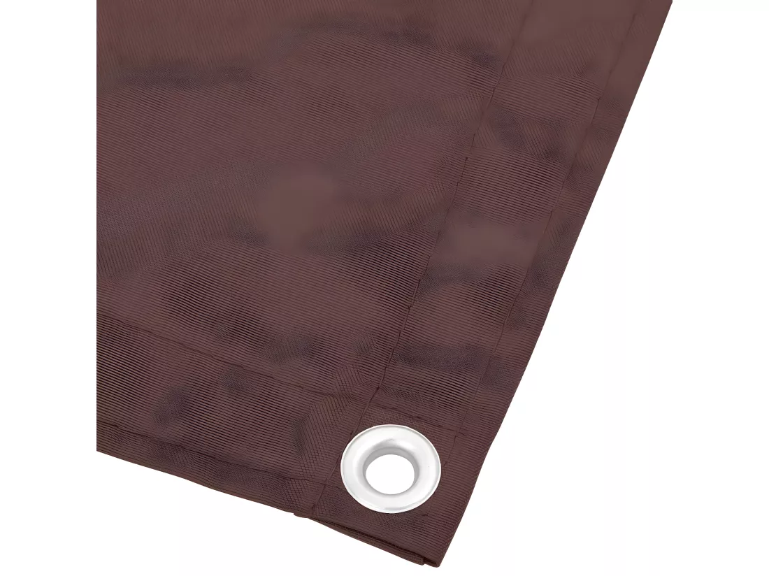 Écran de balcon marron 120x800 cm 100% polyester oxford