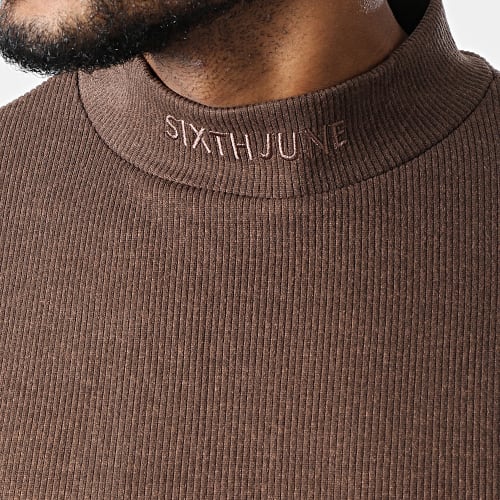 Tee Shirt Manches Longues M22980VTS Marron