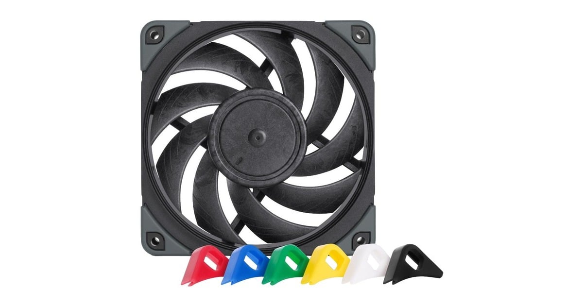 NoctuaNF-A12x25 PWM chromax.black.swap case fan  (Zwart, 120 x 120 x 25 mm)