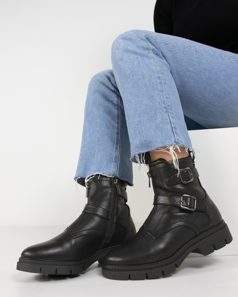 Tamaris Bikerboots  - zwart