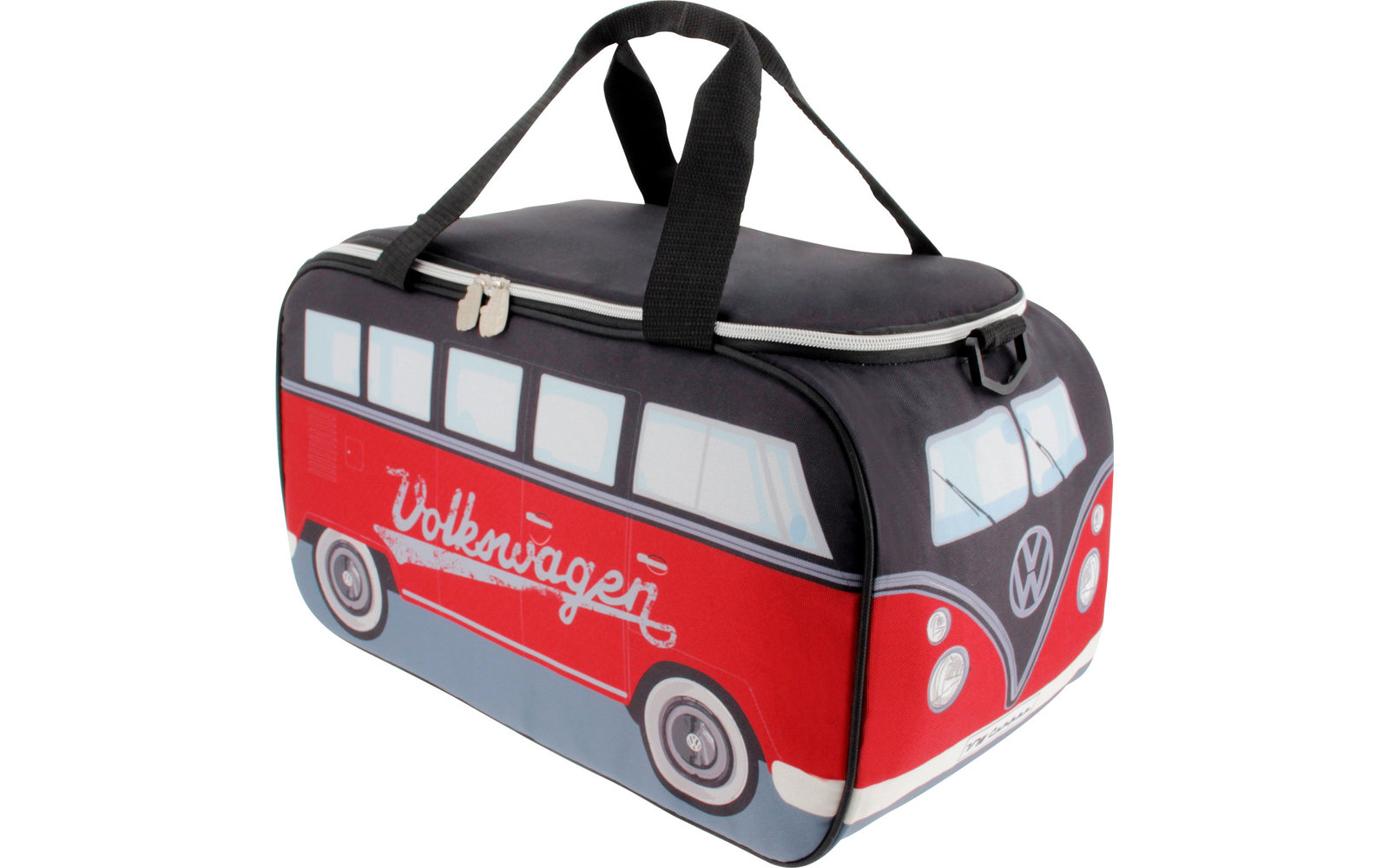 VW Collection Kühltasche 25 Liter in T1 Bulli Format Rot / Schwarz