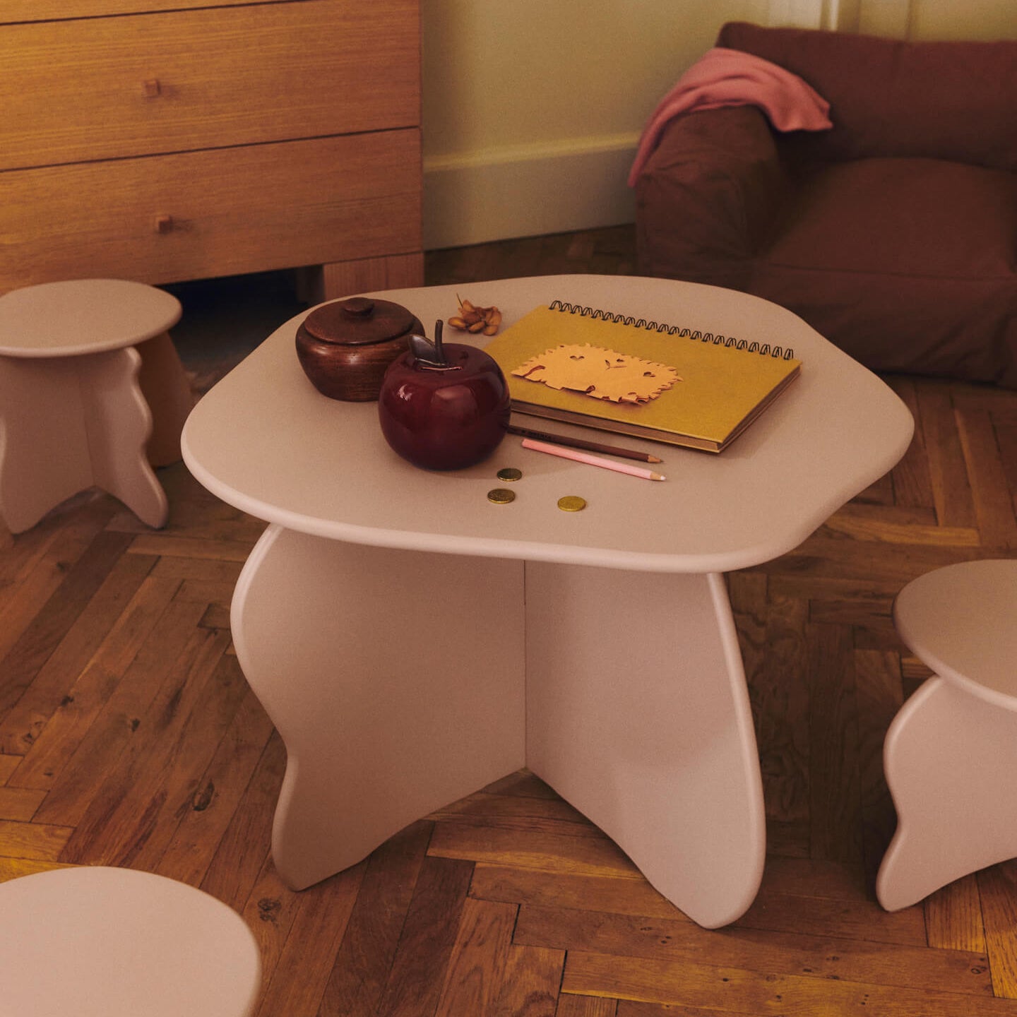 Ferm Living Slope Krukje - Rose