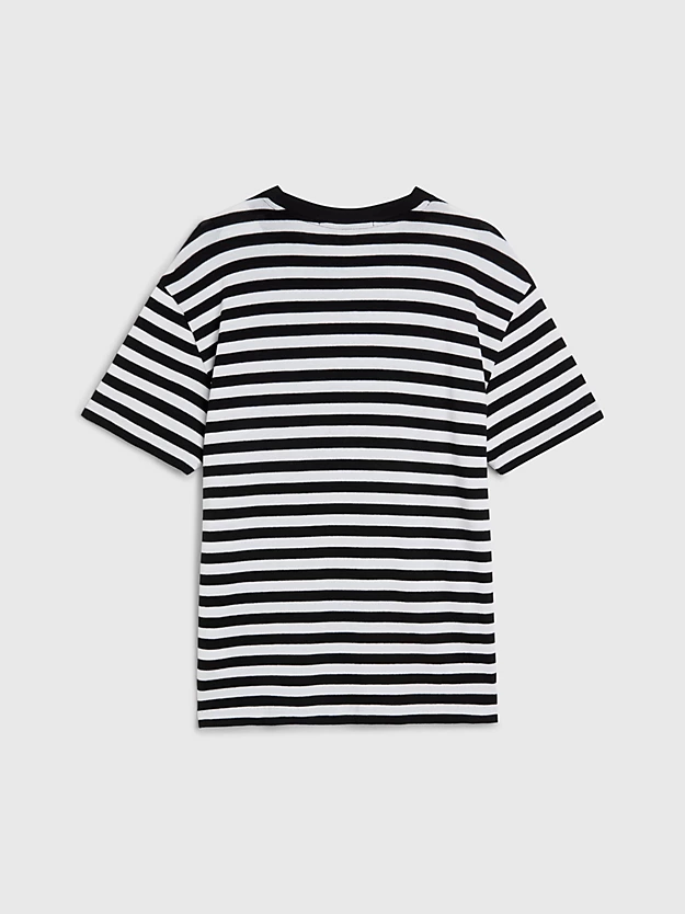 Camiseta listrada unissex tamanho grande