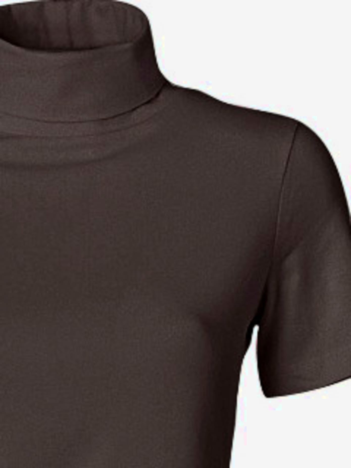 T-shirt col roulé basique facile à associer avec joli col roulé