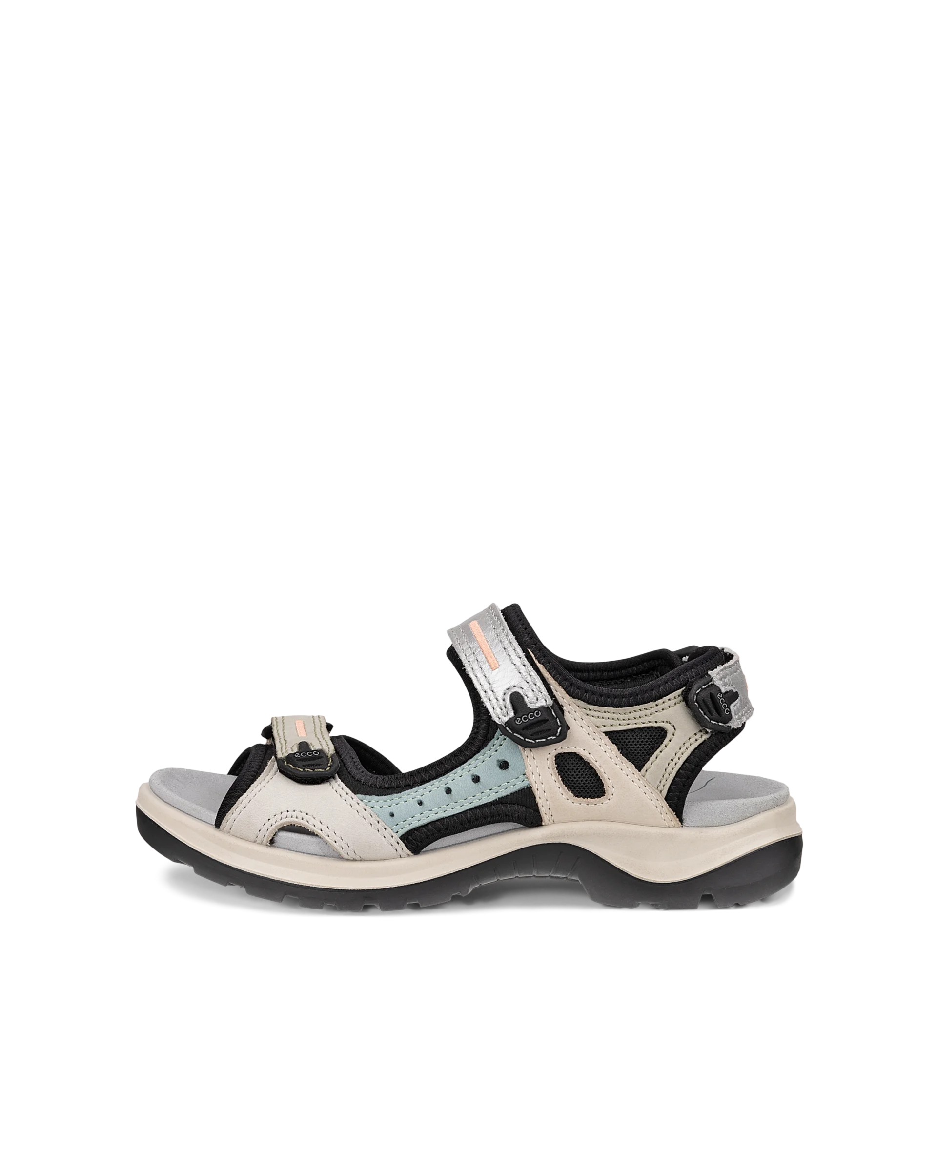 ECCO OFFROAD Damen Trekkingsandale aus Nubukleder Grün