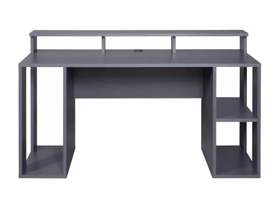 MARIO - Pack Bureau Gamer et Caisson Verouillable Anthracite