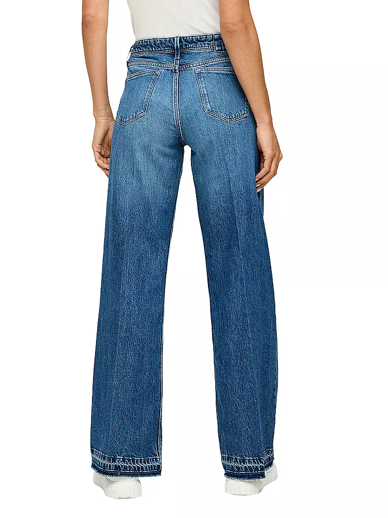 S.OLIVER Jeans Wide Leg blau
