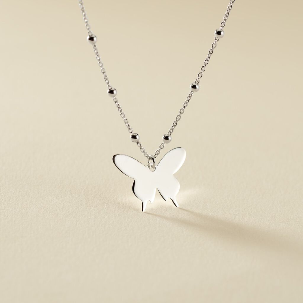 Collier Argent Lauree