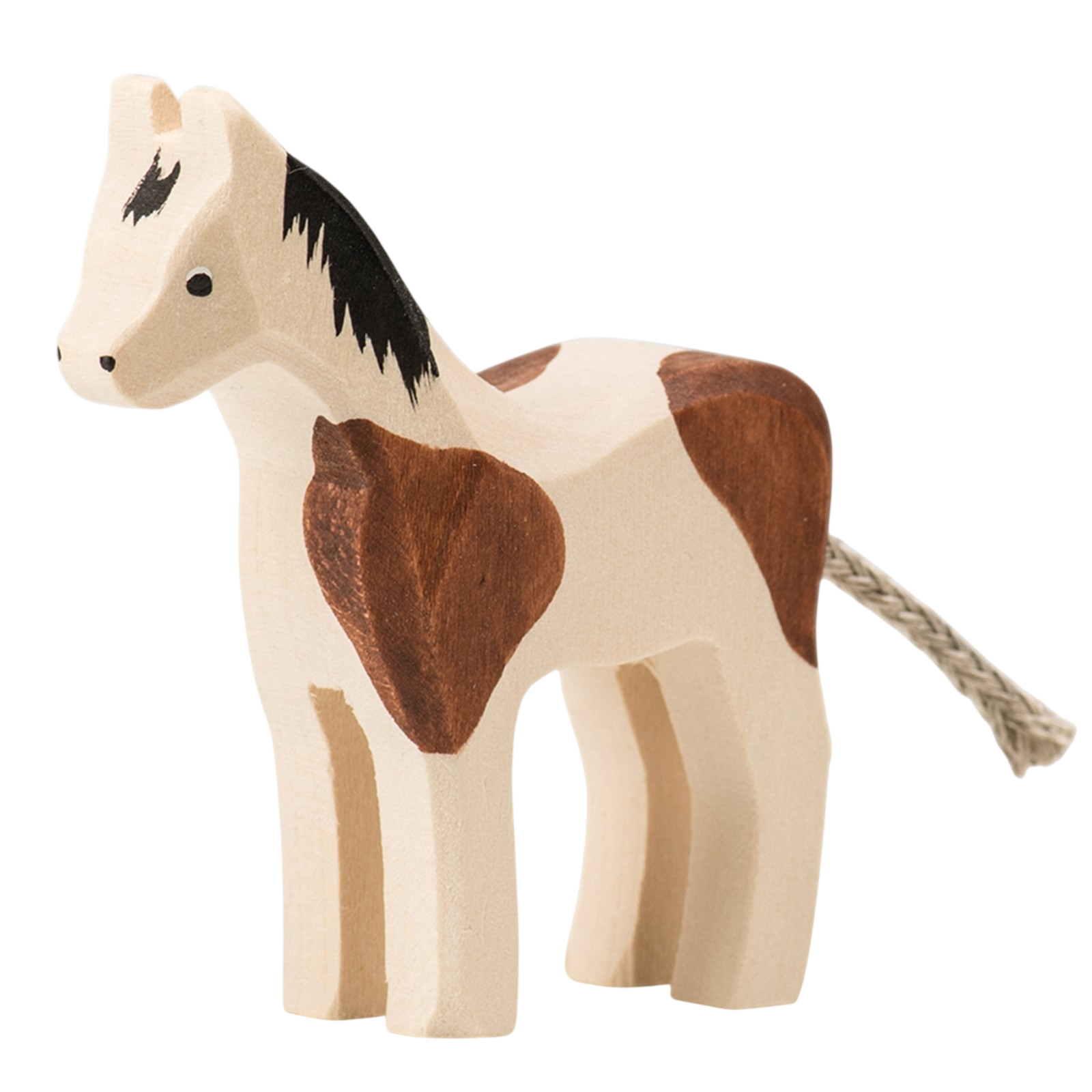 Trauffer Pinto Pferd klein Holztier Trauffer