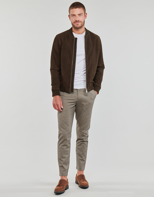 Selected - SLHSLIM-ROBERT FLEX BRU DSN 175 PANTS B - Beige