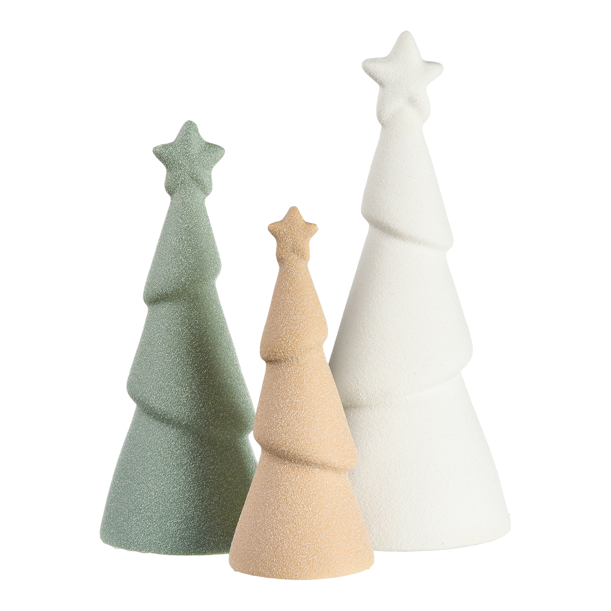 beige, 3-teilig