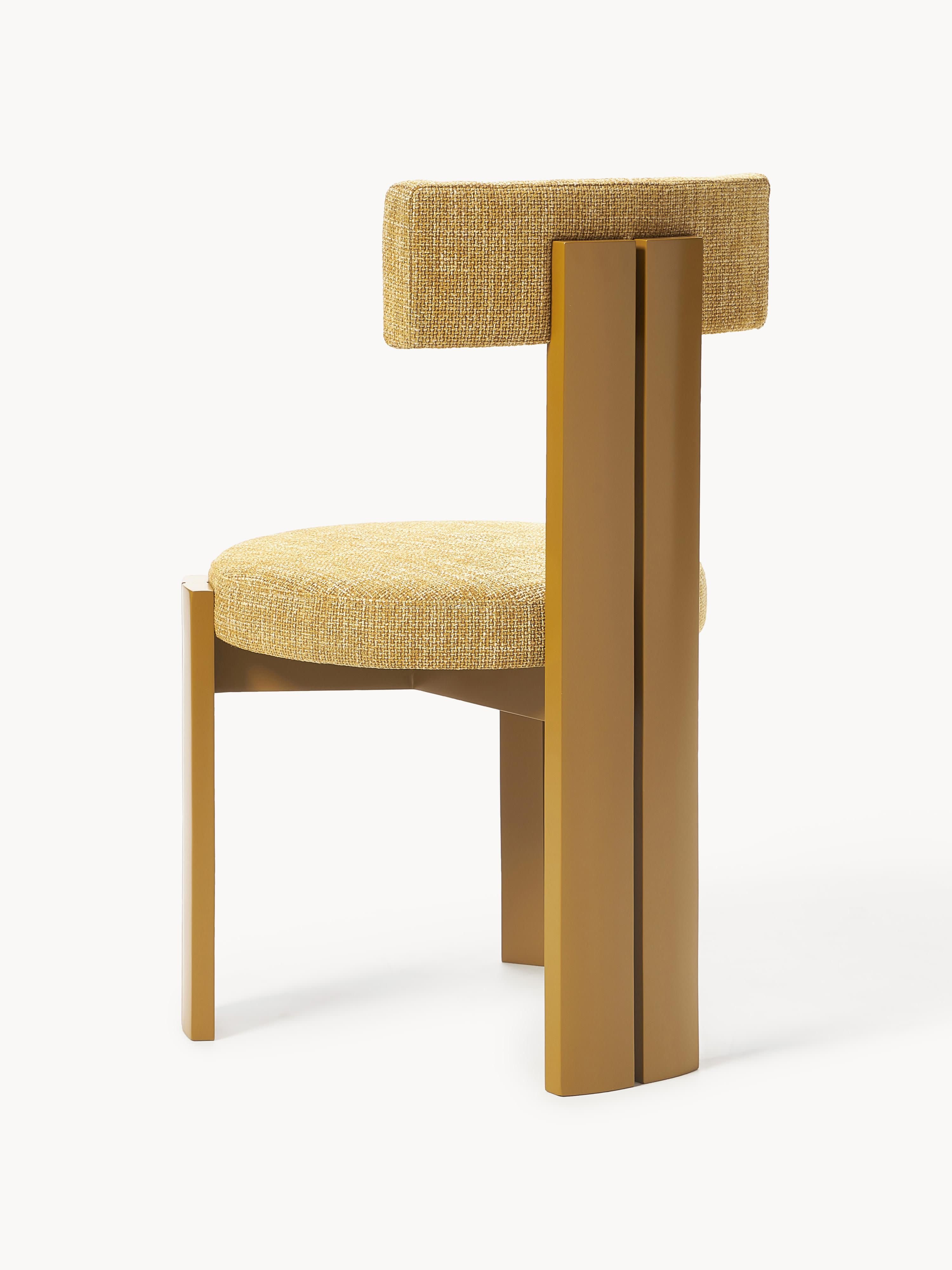 Houten stoel Katya met vulling