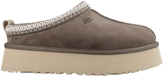 UGG Tazz II groenachtig bruin leren klompen