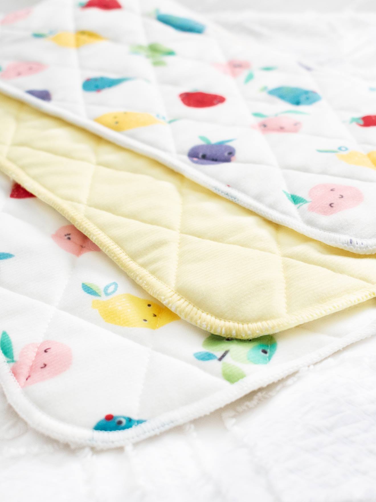 Mioboost, absorvente para fraldas reutilizáveis (x3) BAMBINO MIO tamanho médio branco liso com estampas