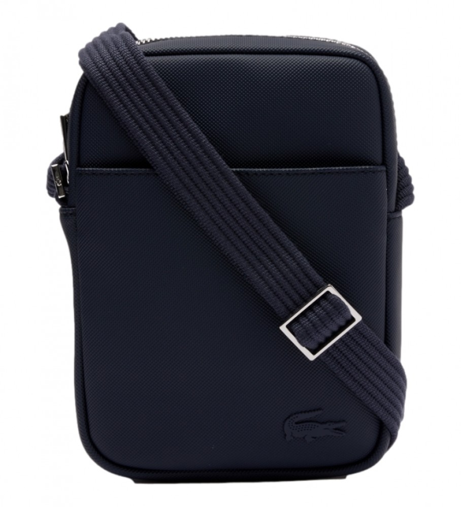 Bolsa de ombro Lacoste Slim Vertical para câmera, azul marinho