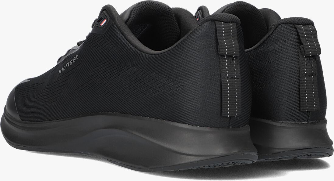TOMMY HILFIGER zwarte tommy hilfiger lage sneakers lightweight sleek runner