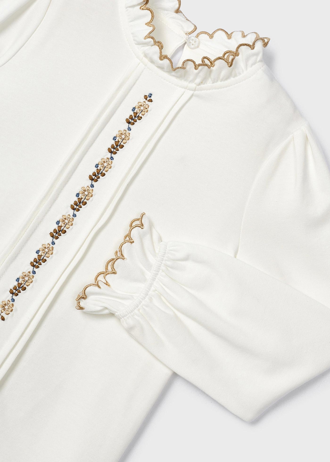 Blusa bordada Better Cotton para meninas