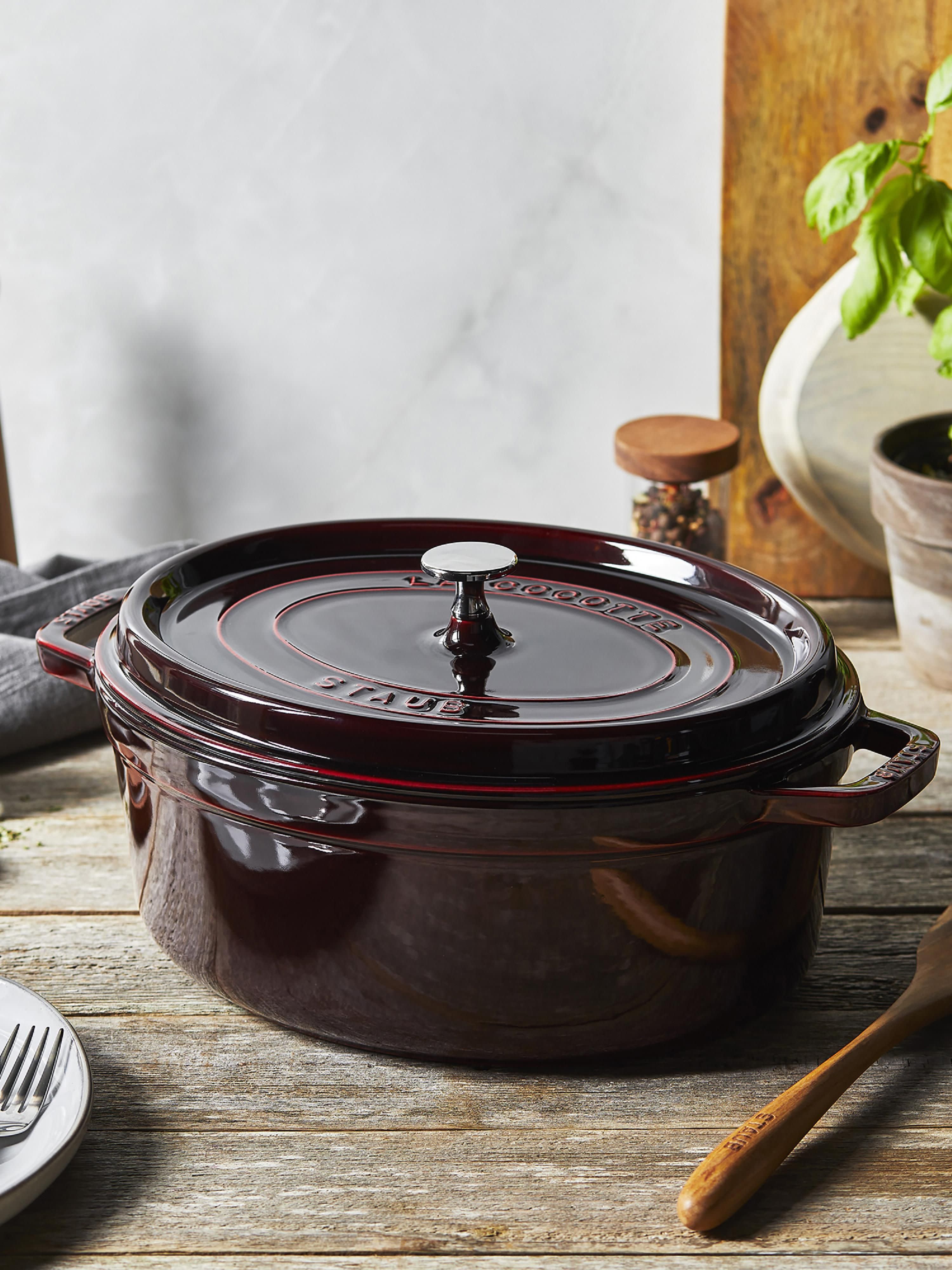 Ovale braadpan La Cocotte uit gietijzer
