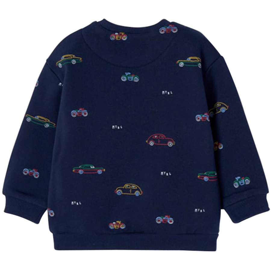 Mayoral Pullover mit Auto-Print dunkelblau