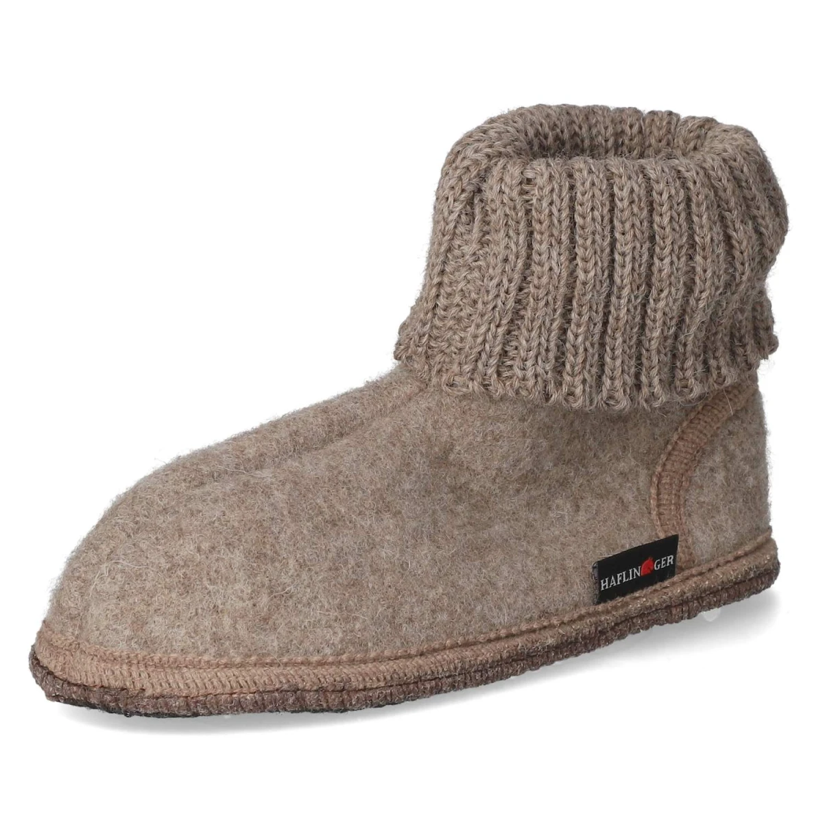 HaflingerHüttenschuh Karl - beigemeliert