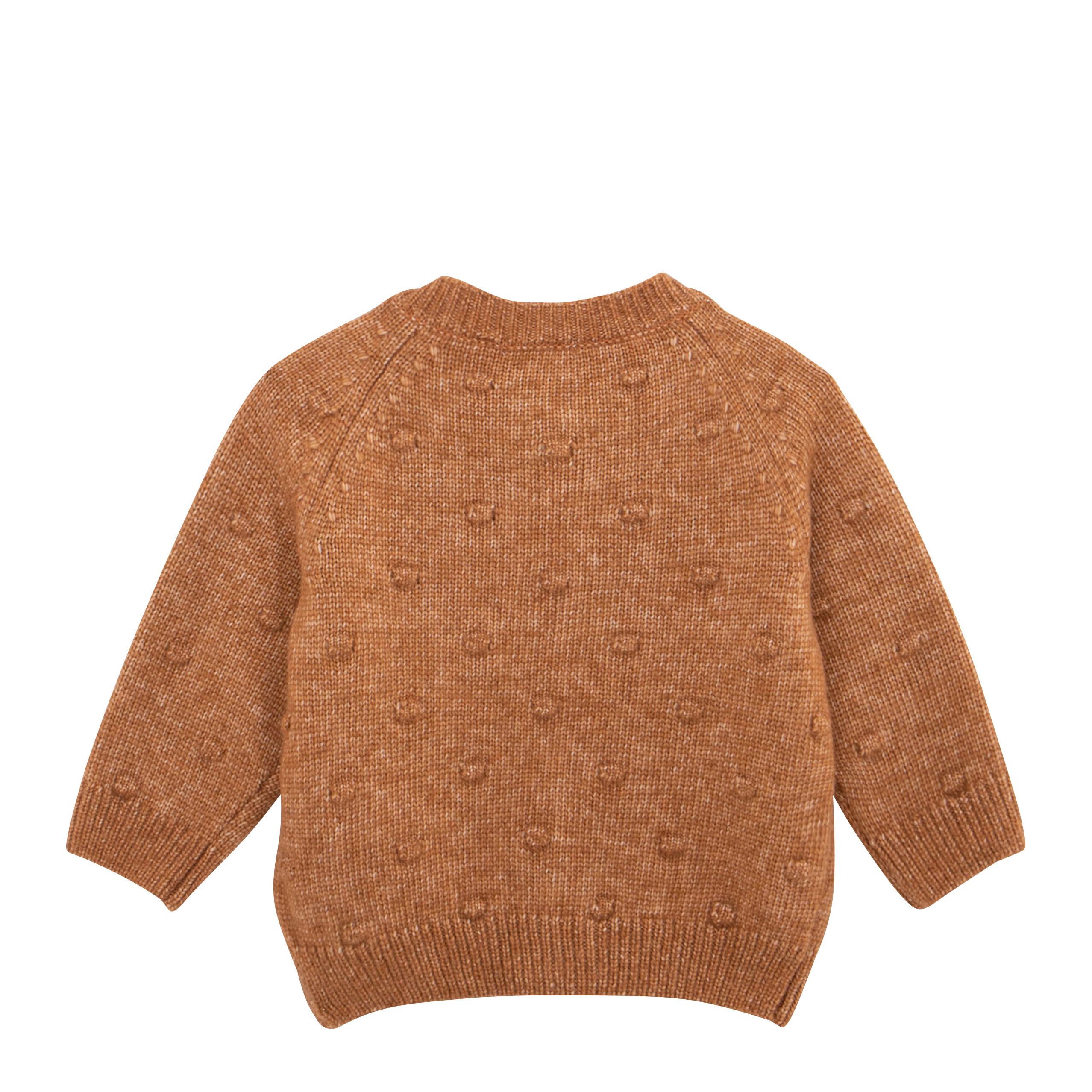 Cardigan zippé en tricot | Marron