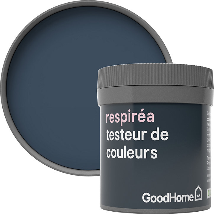 Testeur peinture Respiréa GoodHome bleu Vence satin 50ml