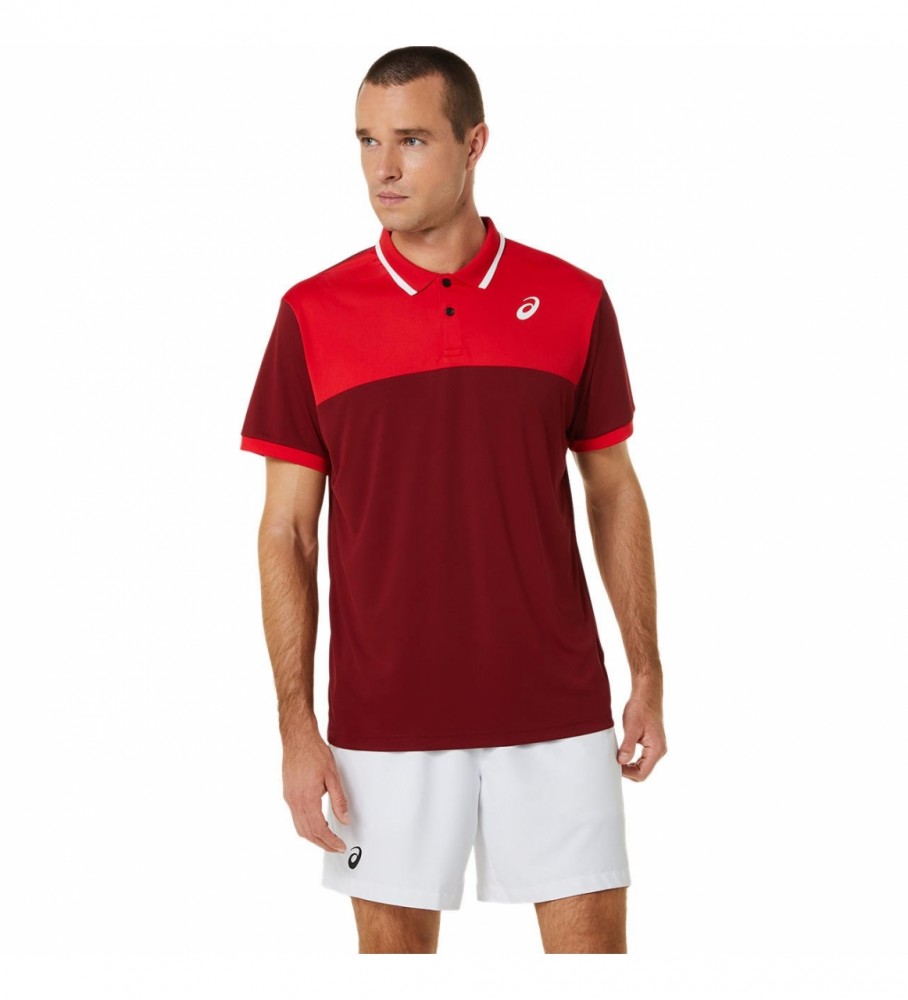 Asics Polo Court vermelho