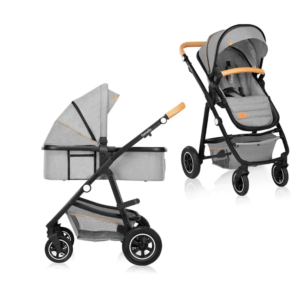 Lionelo Strollers - Lo-Amber 2In1 Kombi vogn - Grey Stone