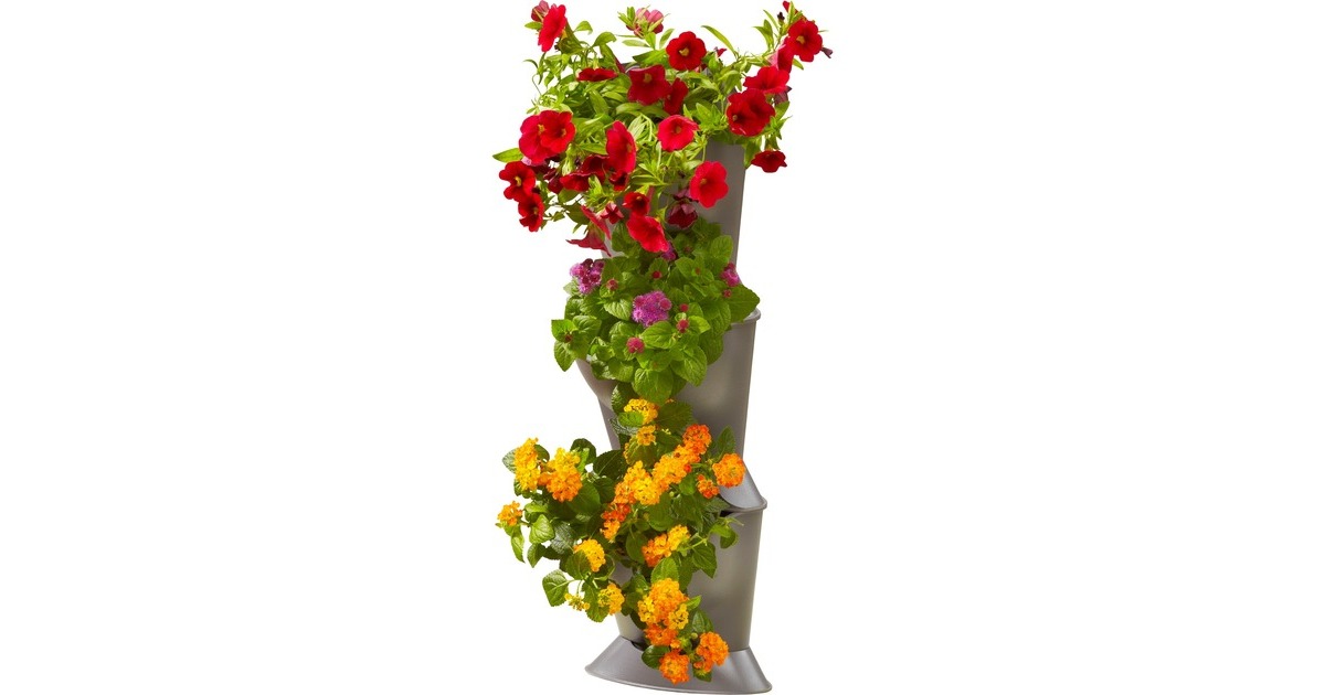 GARDENANatureUp! basisset hoek plantenbak  (Grijs, 13153-20)