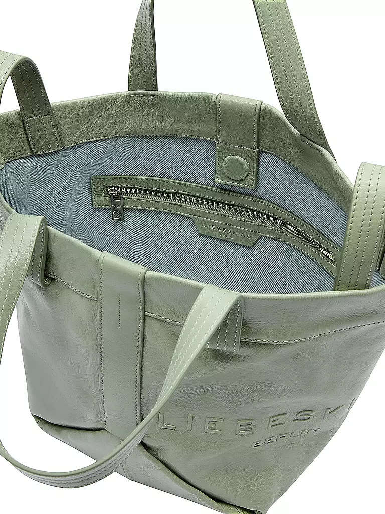 LIEBESKIND BERLIN Ledertasche - Shopper ELVIRA Small hellgrün