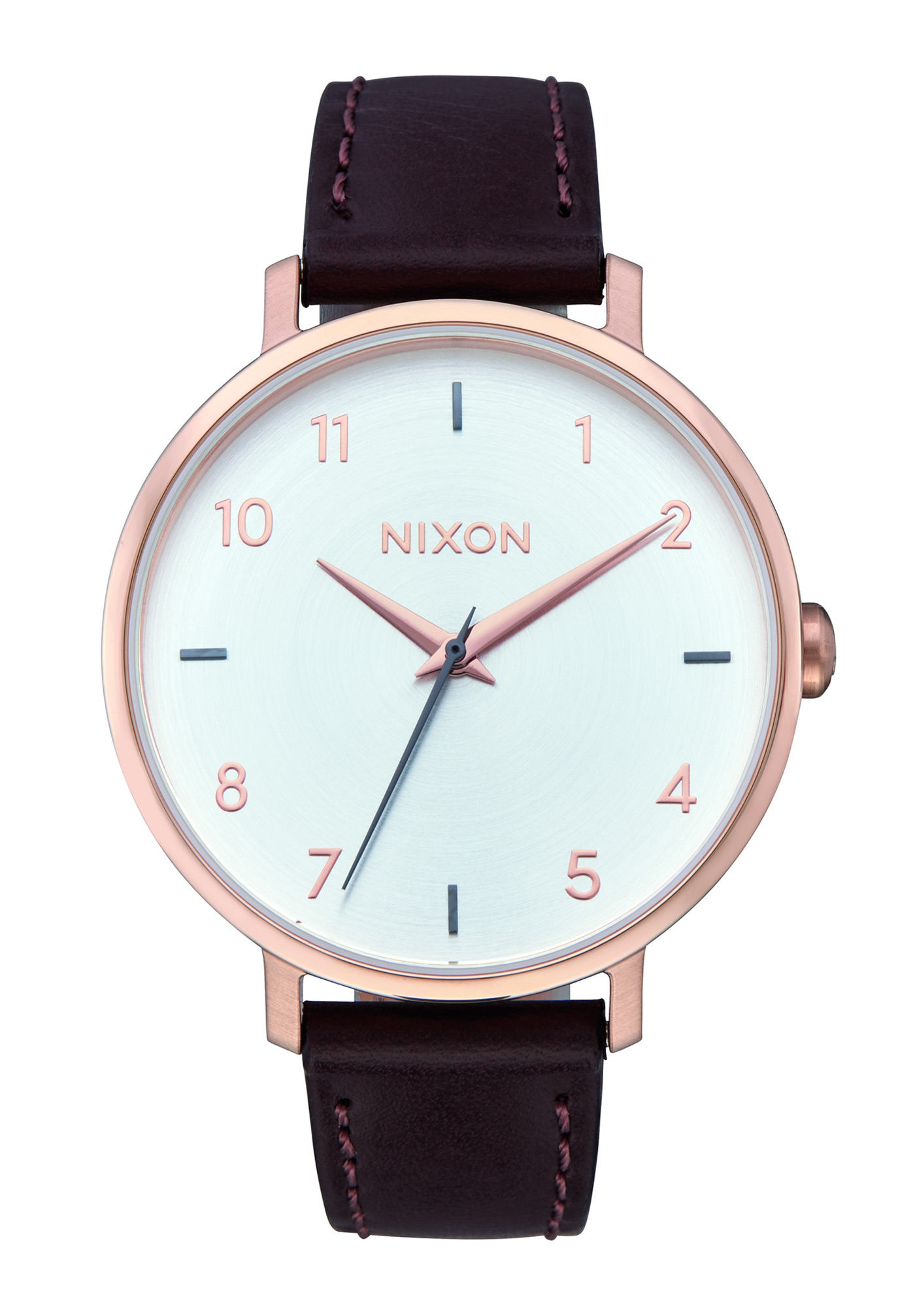 Nixon The Arrow Leather Rose Gold / Silver A1091-2369