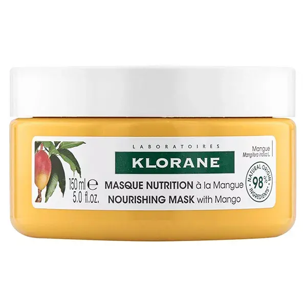 Máscara capilar nutritiva com manteiga de manga Klorane 150ml