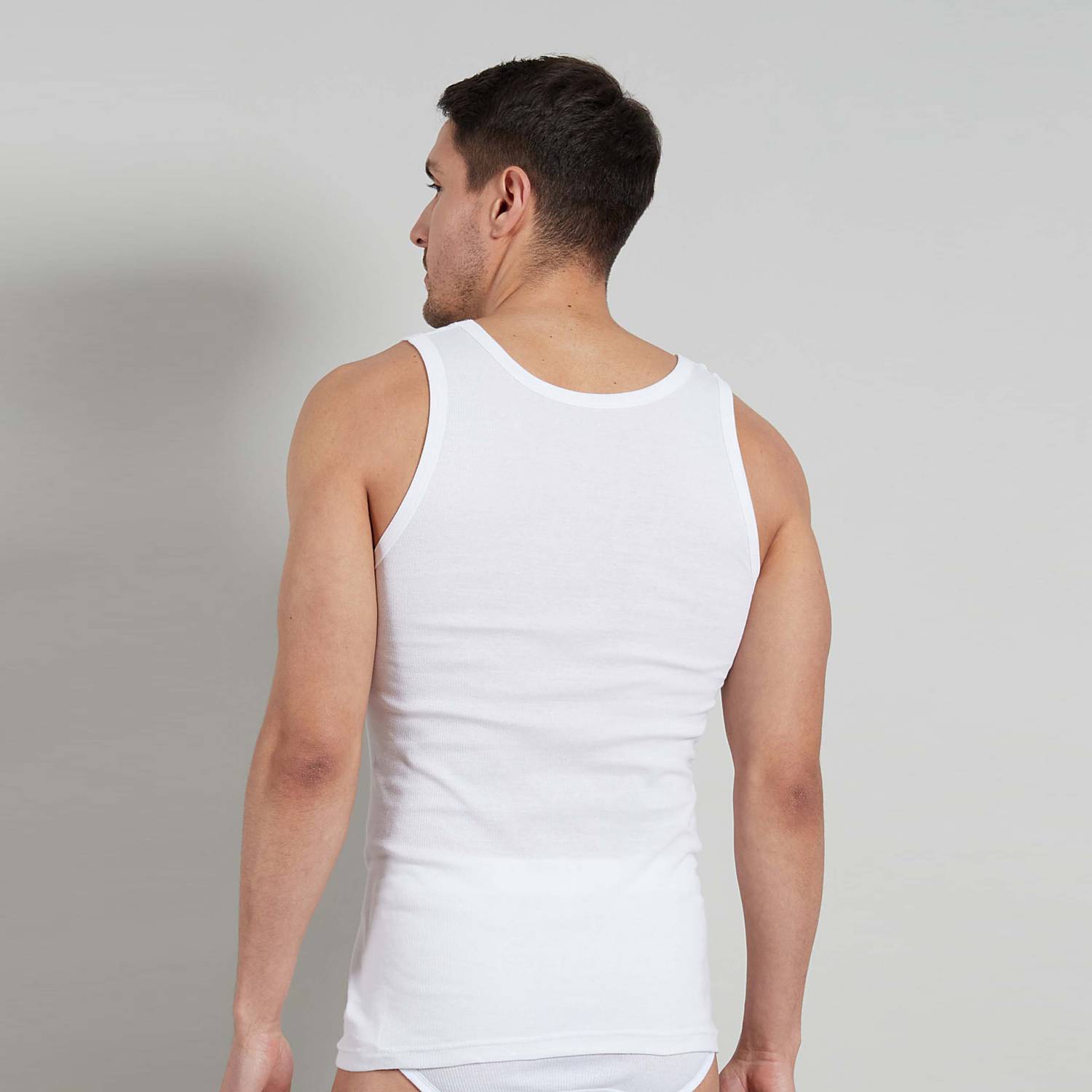 Tom Tailor Doppelripp Herren-Unterhemd im 2er-Pack