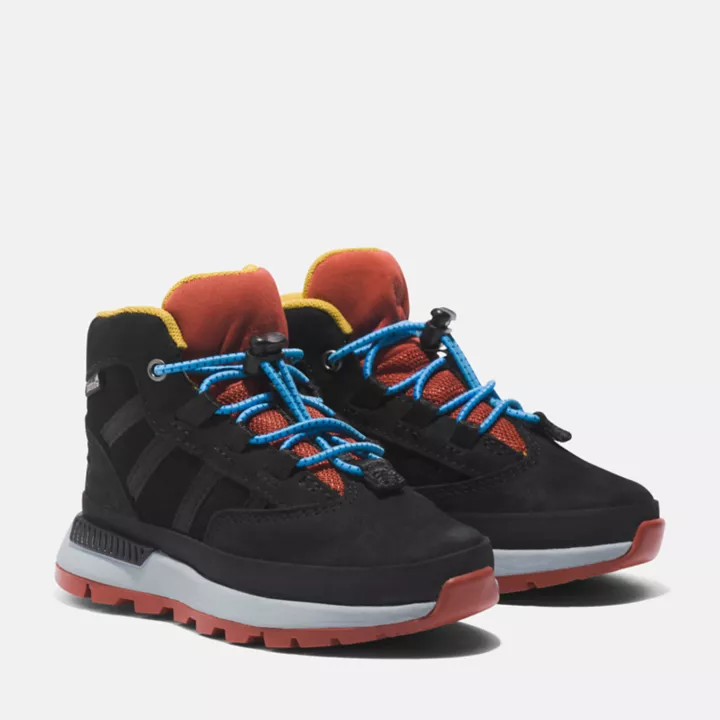 Chaussure mi-haute Euro Trekker pour tout-petit en noir