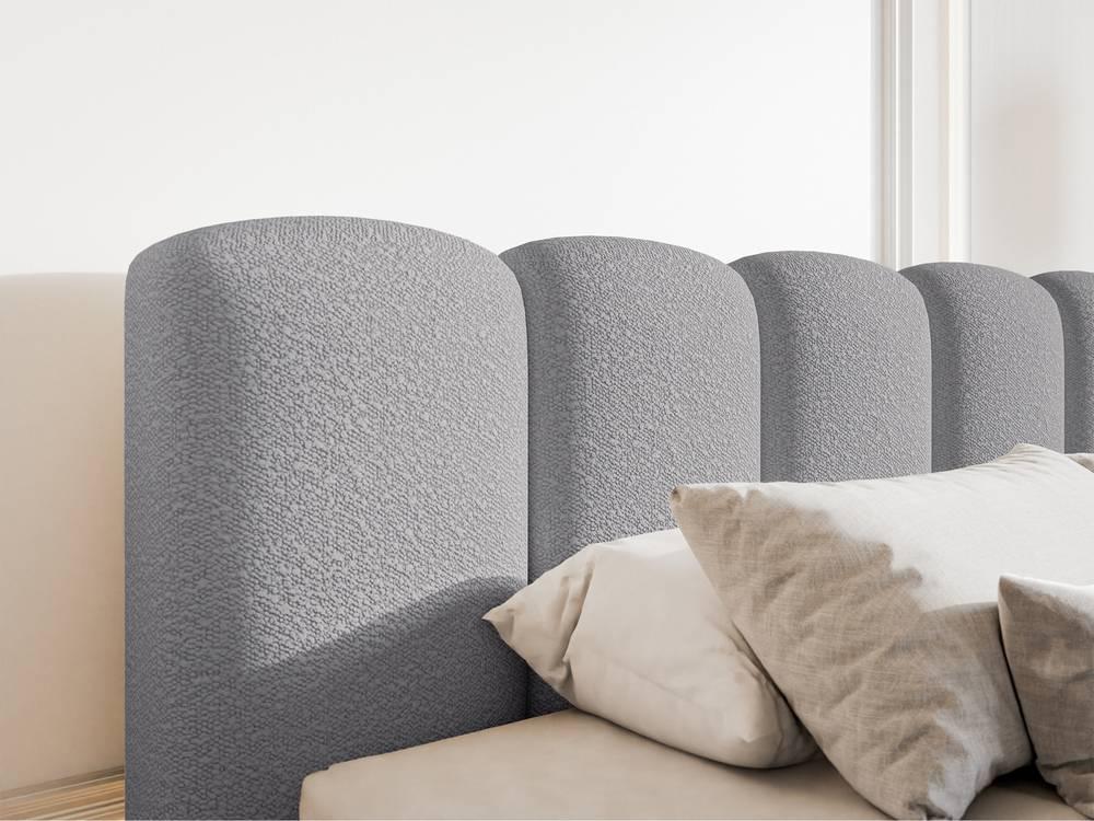 NADUVI Collection Bedframe Chloe bouclé met opbergvak